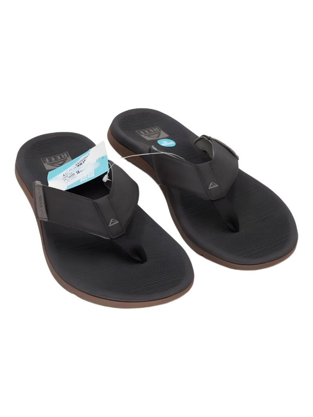 REEF Mens’s Santa Ana Flip-Flops Sand Brown Sz 13